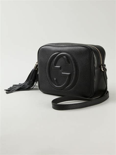 black gucci cross body|gucci black crossbody camera bag.